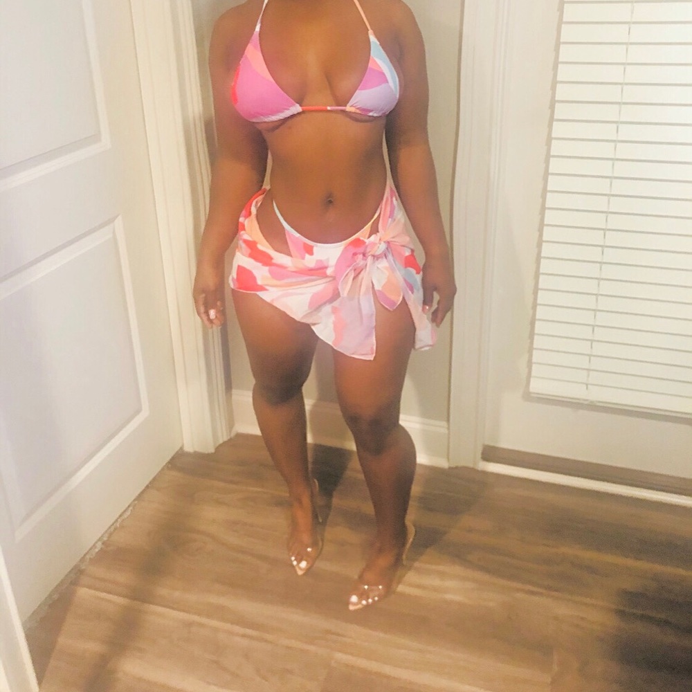 Three piece swimsuit